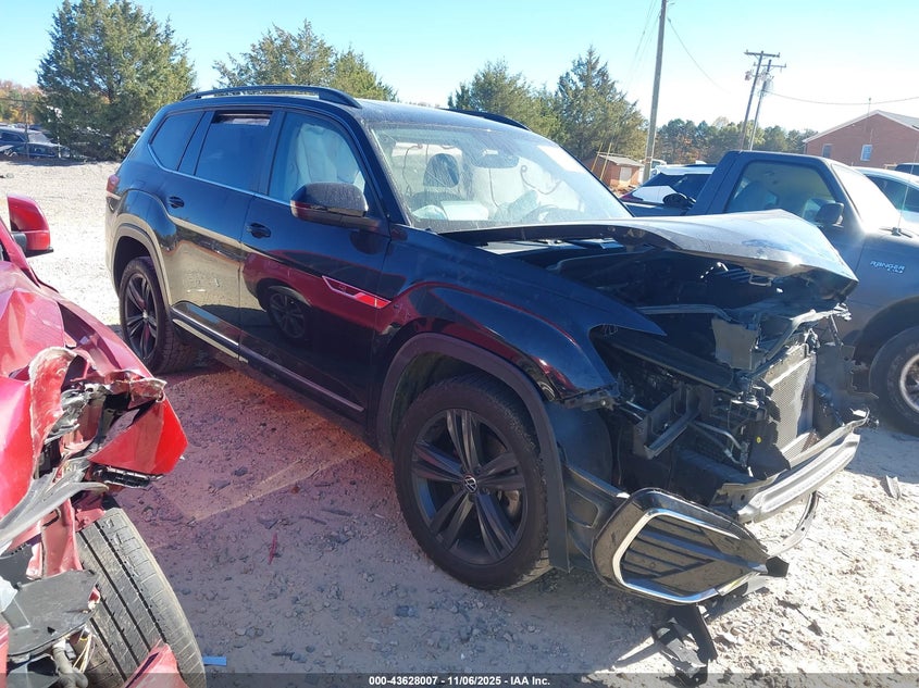 2021 VOLKSWAGEN ATLAS 3.6L V6 SE W/TECHNOLOGY R-LINE - 1V2PR2CA4MC511251