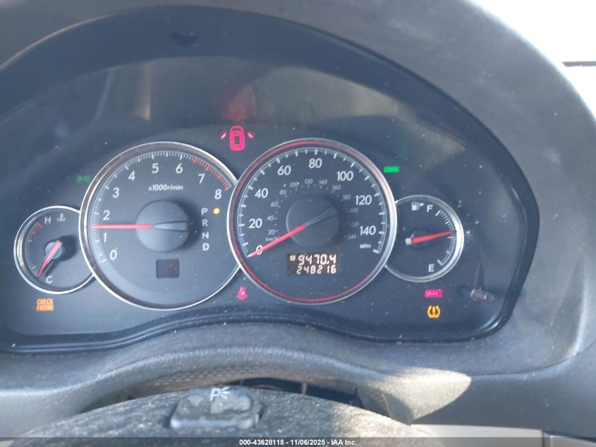 2008 Subaru Legacy 2.5I VIN: 4S3BL616587208626 Lot: 43628118