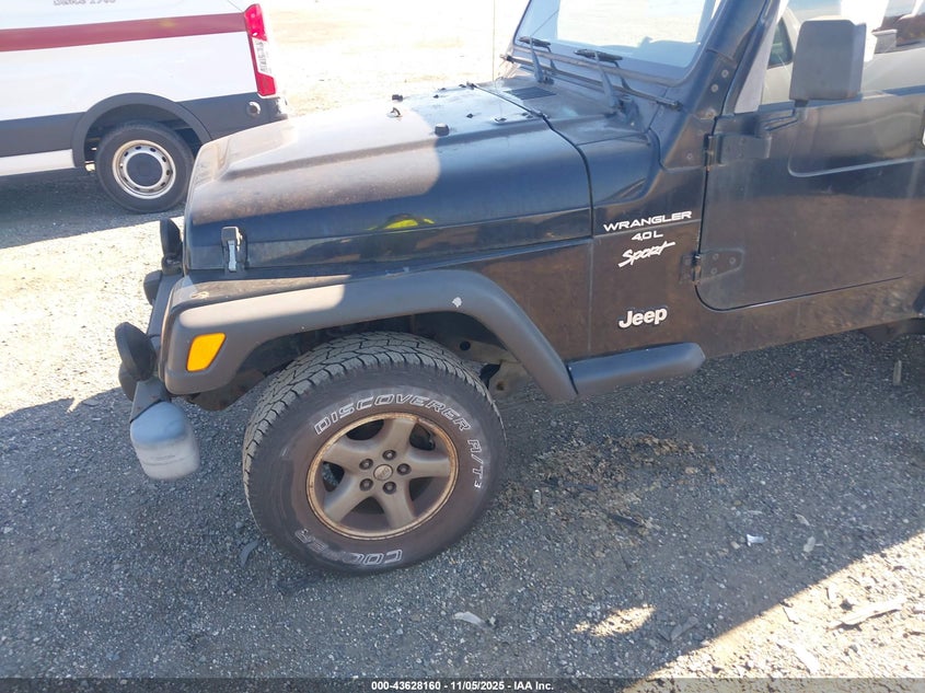 2001 Jeep Wrangler Sport VIN: 1J4FA49S01P375327 Lot: 43628160