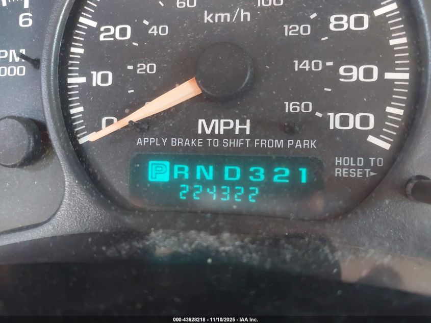 2002 Chevrolet Silverado 1500 Ls VIN: 2GCEK19T121312953 Lot: 43628218