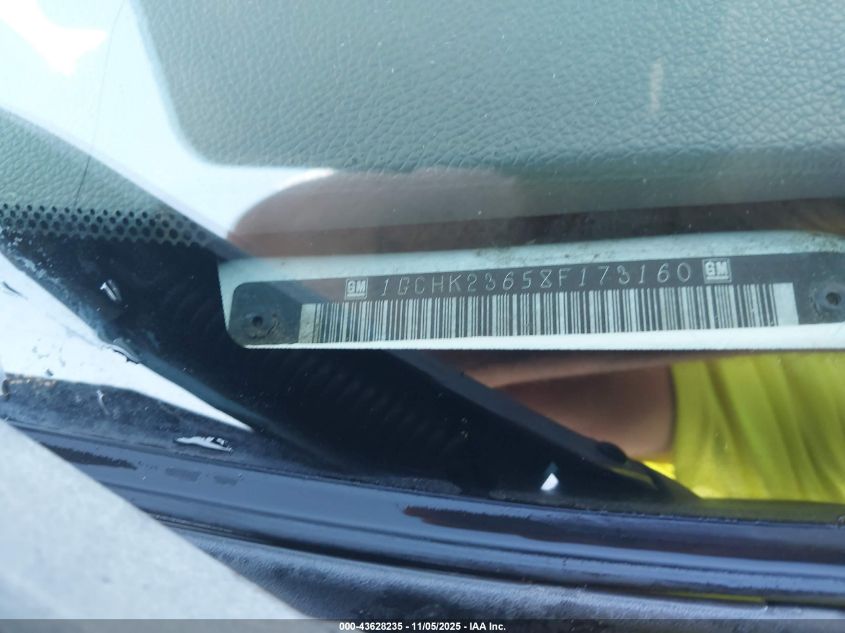 2008 Chevrolet Silverado 2500Hd Work Truck VIN: 1GCHK23658F173160 Lot: 43628235