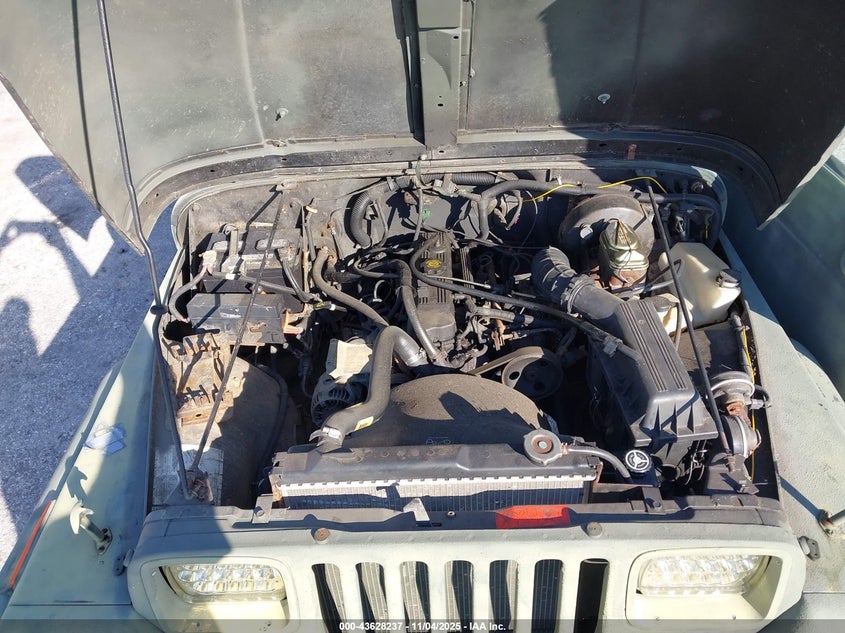 1995 Jeep Wrangler / Yj S/Rio Grande VIN: 1J4FY19P6SP319836 Lot: 43628237