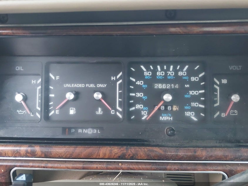 1993 Chrysler New Yorker Fifth Avenue VIN: 1C3XV66R9PD212377 Lot: 43628246