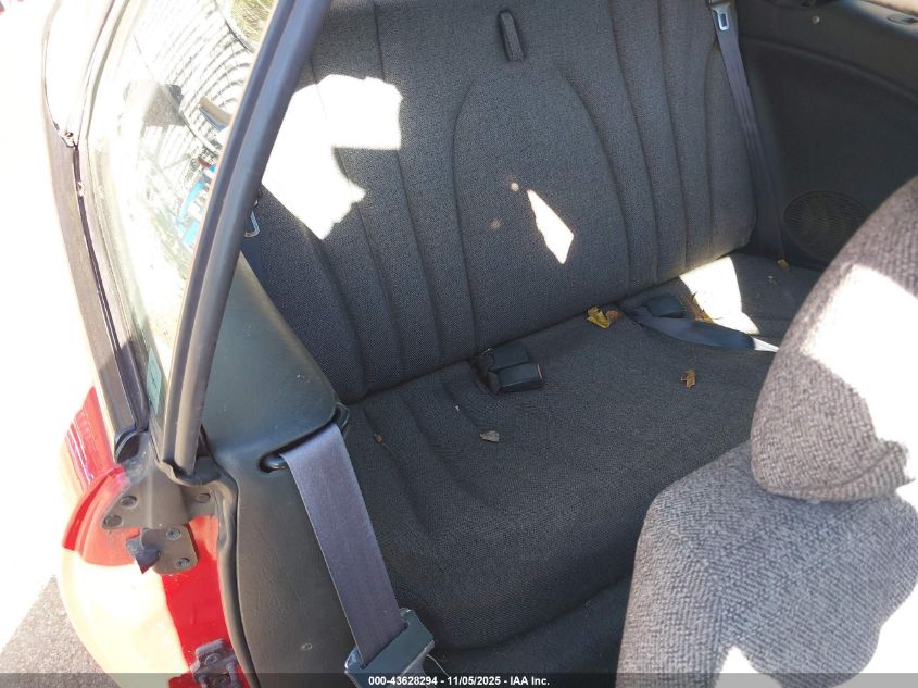 1997 Pontiac Sunfire Se VIN: 4G2JB32T7VB206082 Lot: 43628294