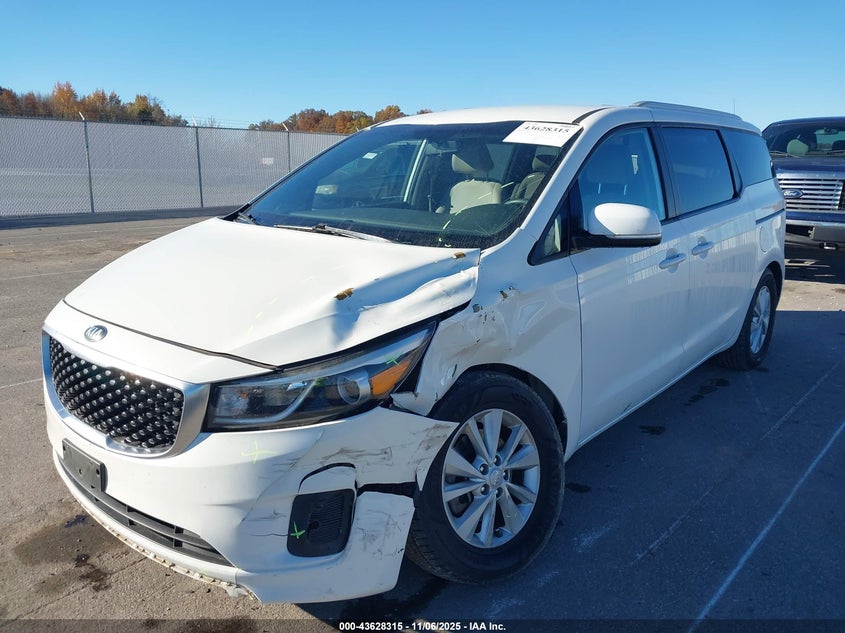2016 KIA SEDONA LX KNDMB5C18G6188321