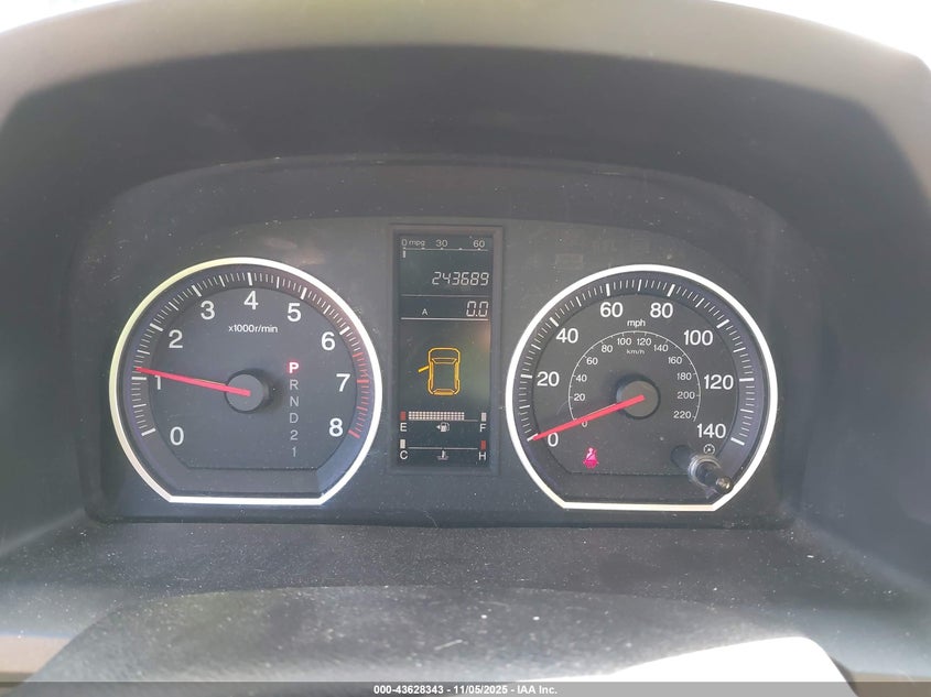 2008 Honda Cr-V Lx VIN: JHLRE48328C019032 Lot: 43628343