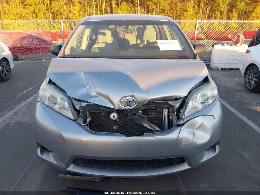 2015 Toyota Sienna L 7 Passenger VIN: 5TDZK3DC8FS554335 Lot: 43628345