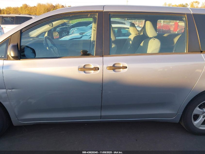 2015 Toyota Sienna L 7 Passenger VIN: 5TDZK3DC8FS554335 Lot: 43628345