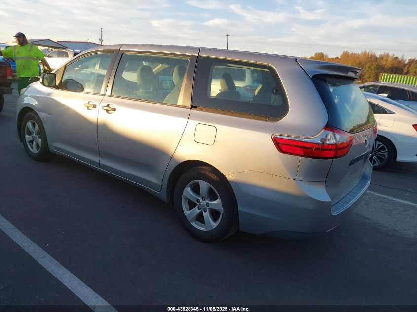 2015 Toyota Sienna L 7 Passenger