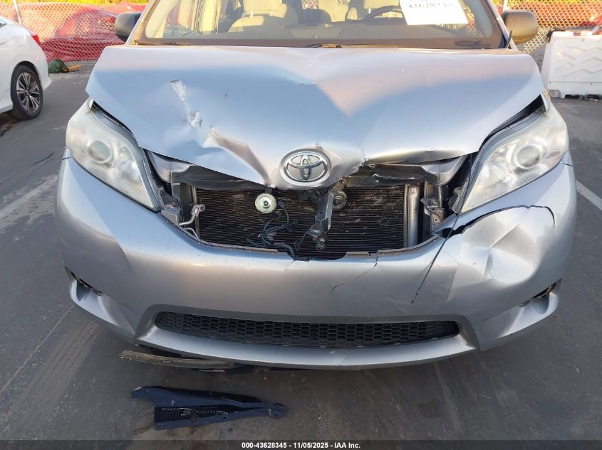 2015 Toyota Sienna L 7 Passenger VIN: 5TDZK3DC8FS554335 Lot: 43628345