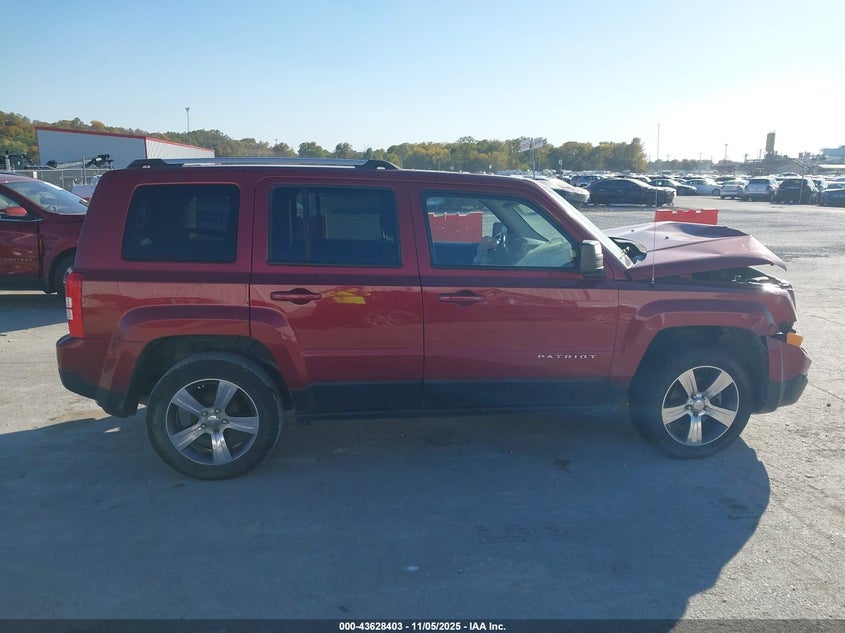 2017 JEEP PATRIOT HIGH ALTITUDE FWD 1C4NJPFA6HD207637