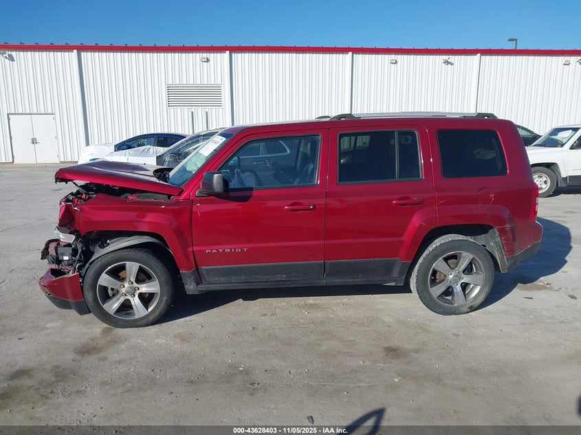 2017 JEEP PATRIOT HIGH ALTITUDE FWD 1C4NJPFA6HD207637