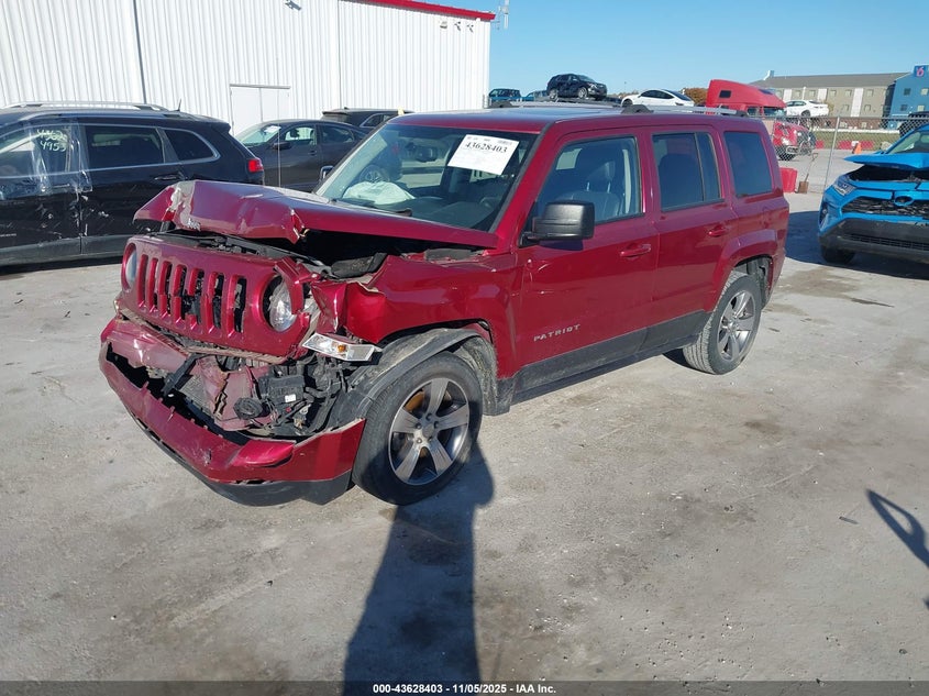2017 JEEP PATRIOT HIGH ALTITUDE FWD 1C4NJPFA6HD207637