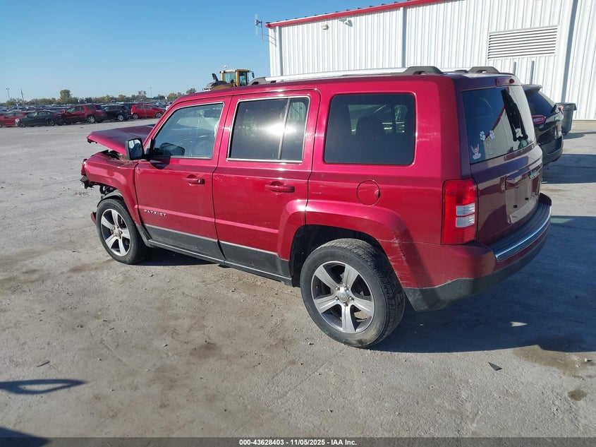 2017 JEEP PATRIOT HIGH ALTITUDE FWD 1C4NJPFA6HD207637