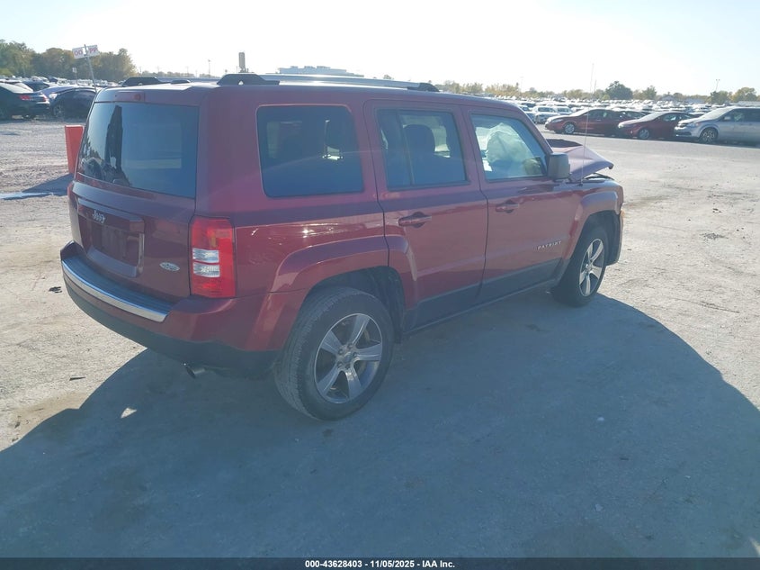 2017 JEEP PATRIOT HIGH ALTITUDE FWD 1C4NJPFA6HD207637