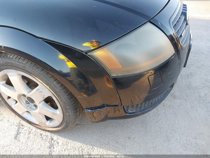 2002 Audi Tt 1.8L VIN: TRUWX28N721009668 Lot: 43628543