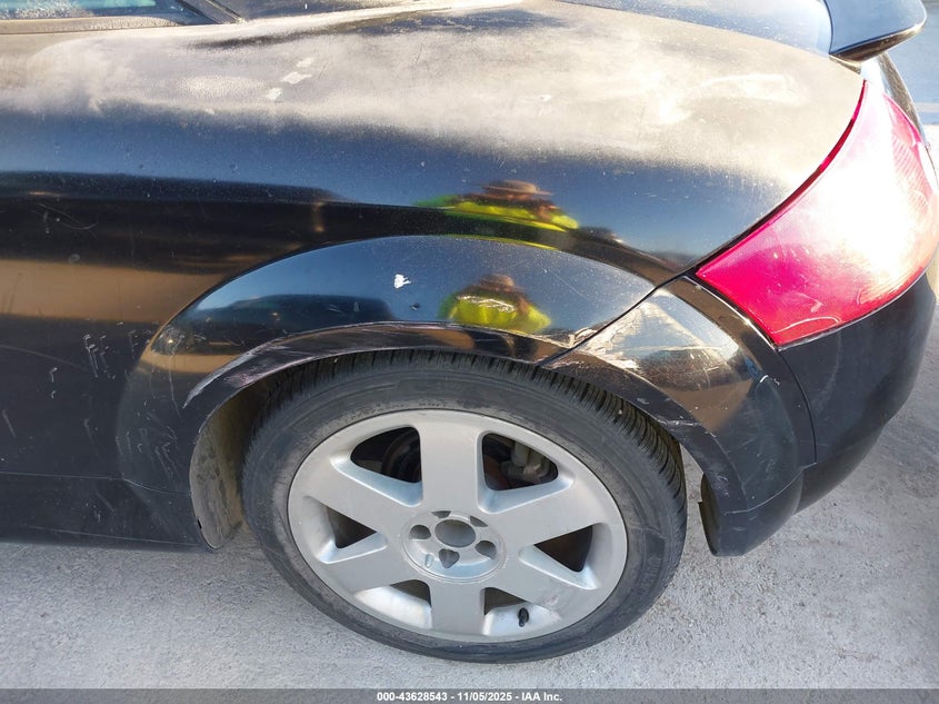 2002 Audi Tt 1.8L VIN: TRUWX28N721009668 Lot: 43628543