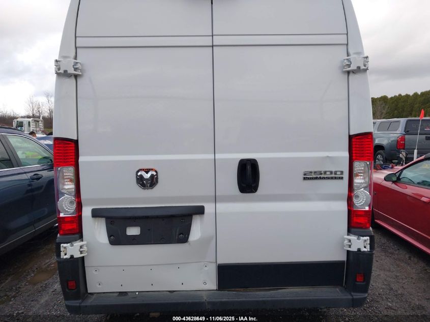 2025 Ram Promaster 2500 Tradesman High Roof 159 Wb W/Pass Seat VIN: 3C6LRVDG8SE513893 Lot: 43628649