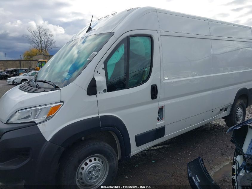 2025 Ram Promaster 2500 Tradesman High Roof 159 Wb W/Pass Seat VIN: 3C6LRVDG8SE513893 Lot: 43628649