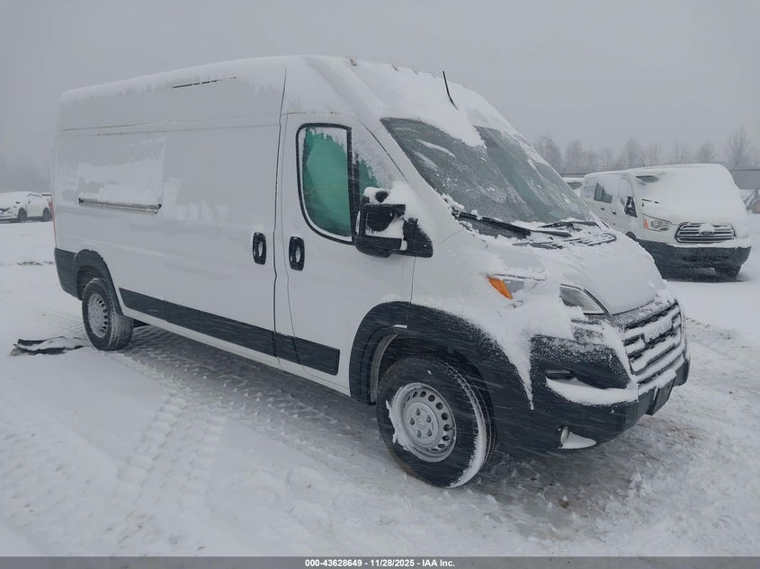 Vin: 3c6lrvdg8se513893, lot: 44123779, ram promaster 2500 tradesman high roof 159 wb w/pass seat 2025 img_1
