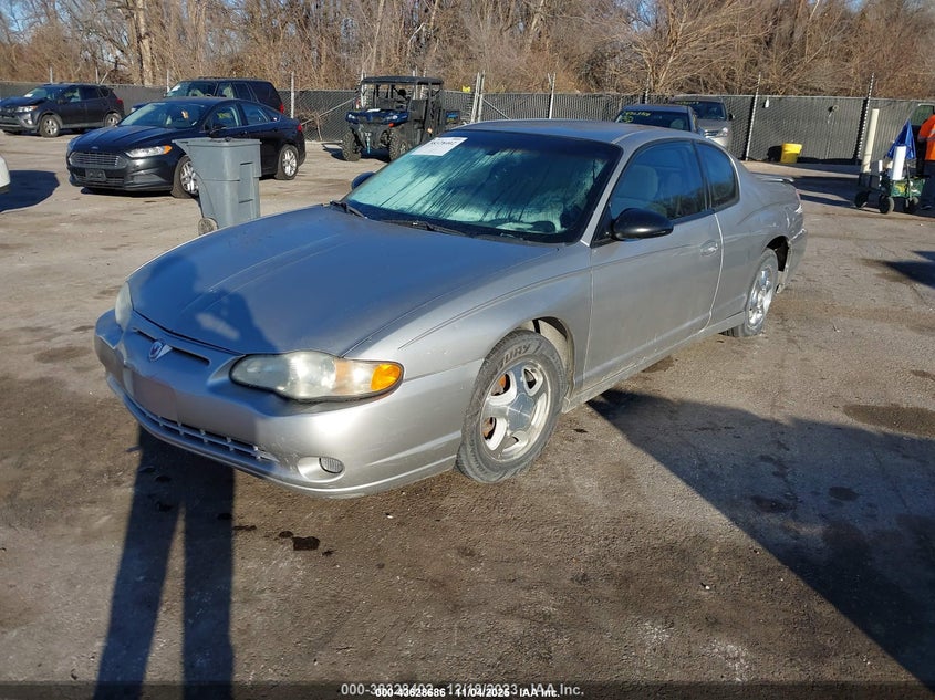 2005 Chevrolet Monte Carlo Lt silver coupe gasoline 2G1WX12K259118664 photo #3
