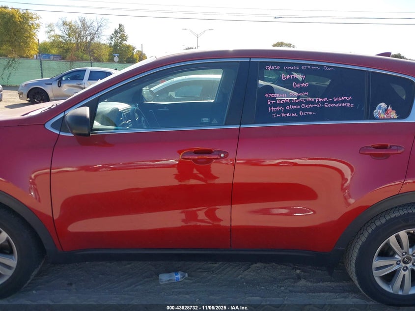 2017 KIA SPORTAGE LX KNDPM3AC3H7223875