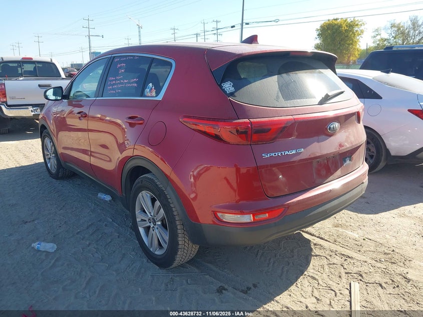 2017 KIA SPORTAGE LX KNDPM3AC3H7223875
