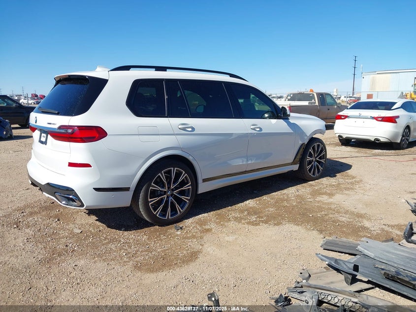 2020 BMW X7 xDrive40I VIN: 5UXCW2C04L9A02502 Lot: 43628737