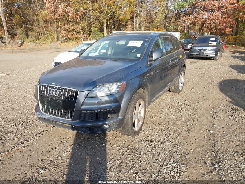 2013 Audi Q7 3.0T S Line Prestige VIN: WA1DGAFE6DD000602 Lot: 43628745