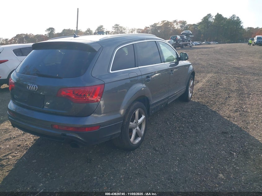 2013 Audi Q7 3.0T S Line Prestige VIN: WA1DGAFE6DD000602 Lot: 43628745