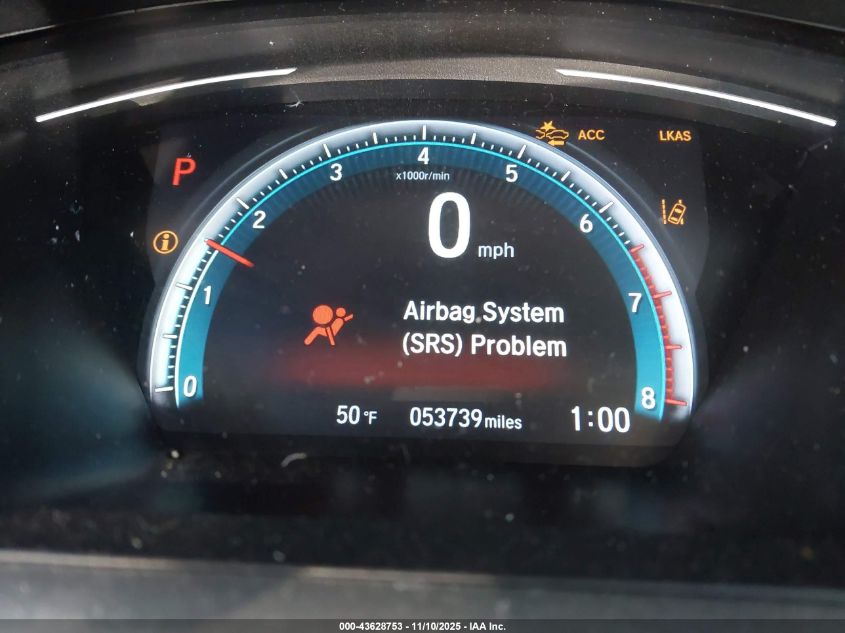 2020 Honda Civic Ex VIN: 19XFC1F3XLE020924 Lot: 43628753