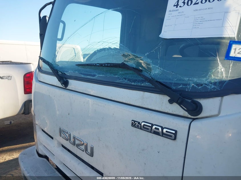 2016 Isuzu Npr Hd Gas Reg VIN: 54DC4W1B6GS809324 Lot: 43628809