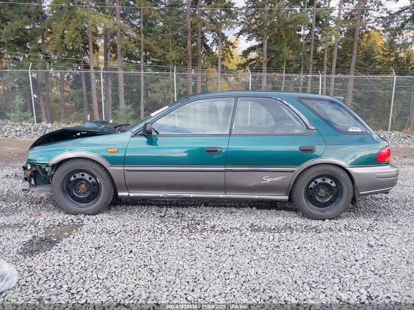 1997 Subaru Impreza Outback Sport VIN: JF1GF4855VH818729 Lot: 43628836