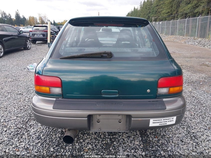1997 Subaru Impreza Outback Sport VIN: JF1GF4855VH818729 Lot: 43628836