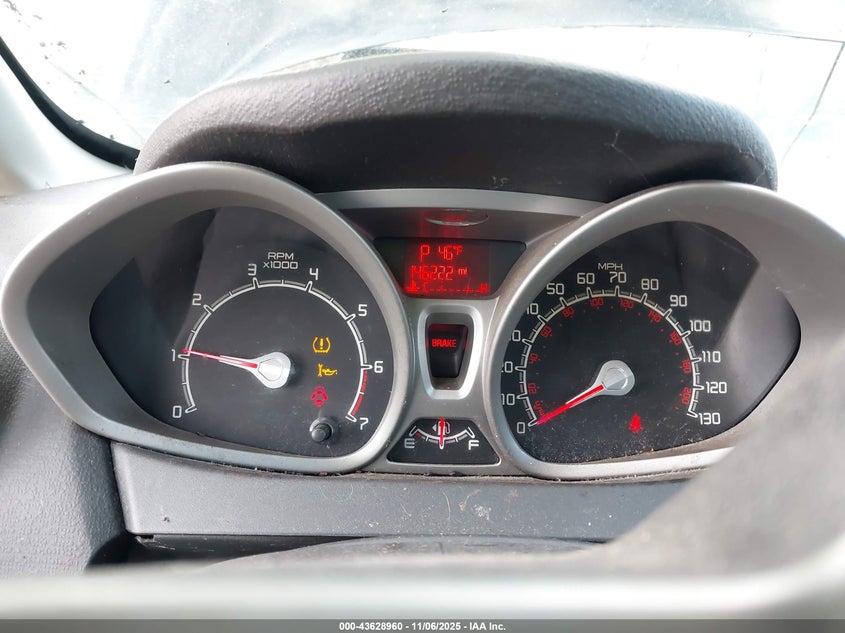 2013 Ford Fiesta Se VIN: 3FADP4EJ7DM171746 Lot: 43628960