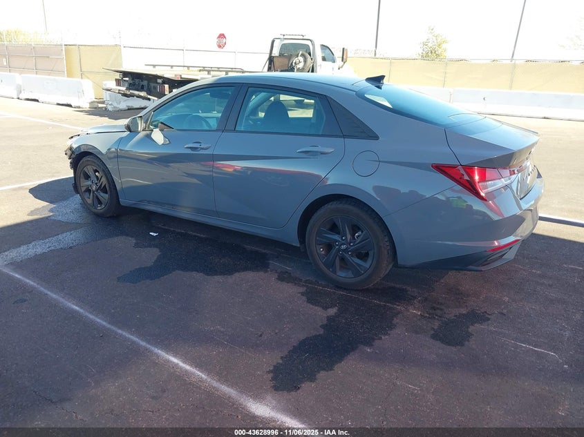 2021 HYUNDAI ELANTRA BLUE KMHLM4HJ2MU161545