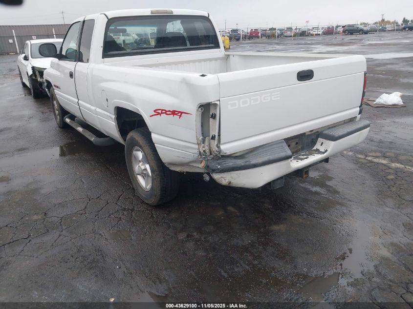 1998 Dodge Ram 1500 St VIN: 3B7HC13Y5WG176189 Lot: 43629100