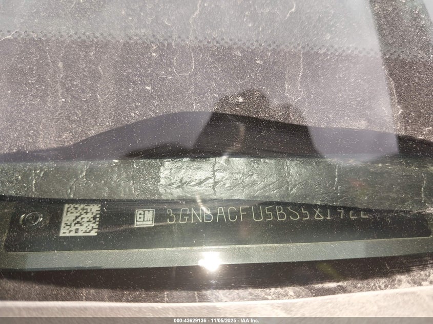 2011 Chevrolet Hhr Lt VIN: 3GNBACFU5BS581922 Lot: 43629136