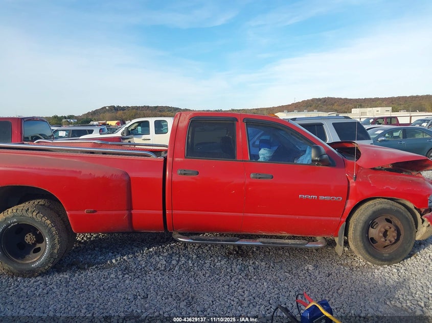 2003 Dodge Ram 3500 Slt/Laramie/St VIN: 3D7MA48C73G844465 Lot: 43629137