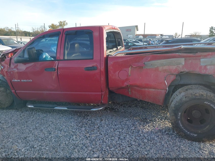 2003 Dodge Ram 3500 Slt/Laramie/St VIN: 3D7MA48C73G844465 Lot: 43629137