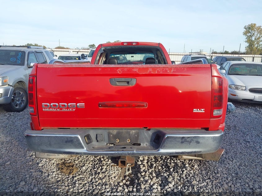 2003 Dodge Ram 3500 Slt/Laramie/St VIN: 3D7MA48C73G844465 Lot: 43629137