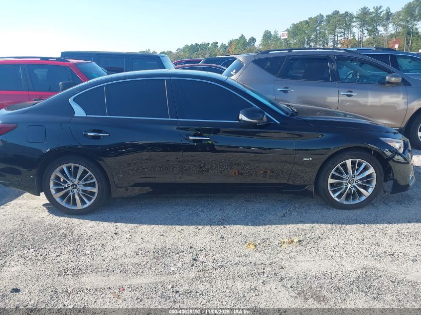 2020 Infiniti Q50 Luxe Awd VIN: JN1EV7AR5LM254588 Lot: 43629192