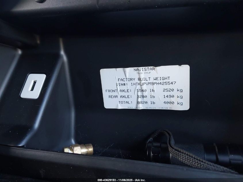 2023 Chevrolet Silverado Md Lt VIN: 1HTKJPVM9PH425547 Lot: 43629193