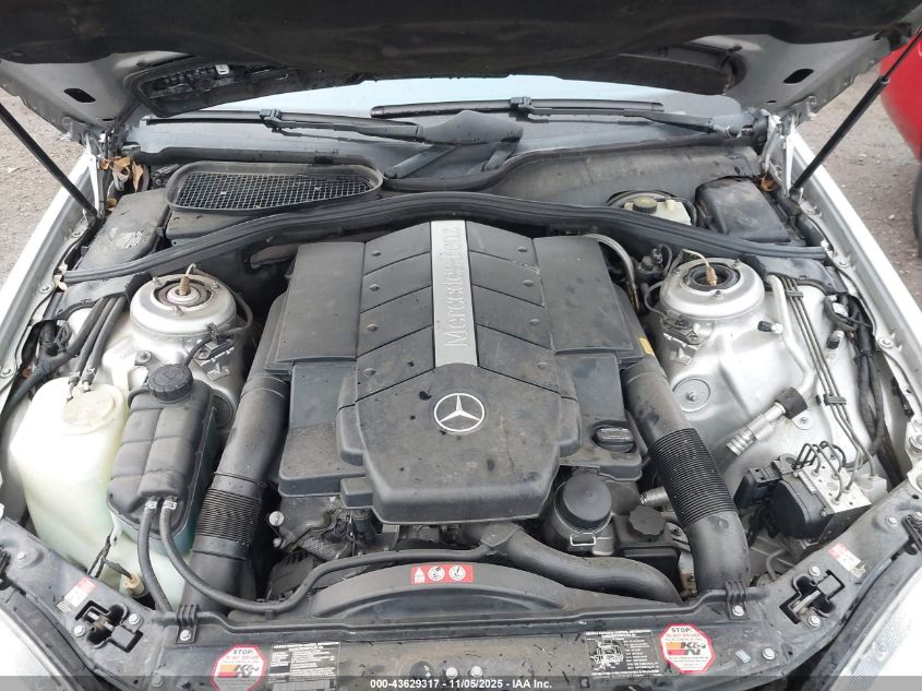 2003 Mercedes-Benz S 500 VIN: WDBNG75J93A352020 Lot: 43629317