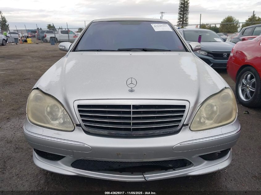 2003 Mercedes-Benz S 500 VIN: WDBNG75J93A352020 Lot: 43629317