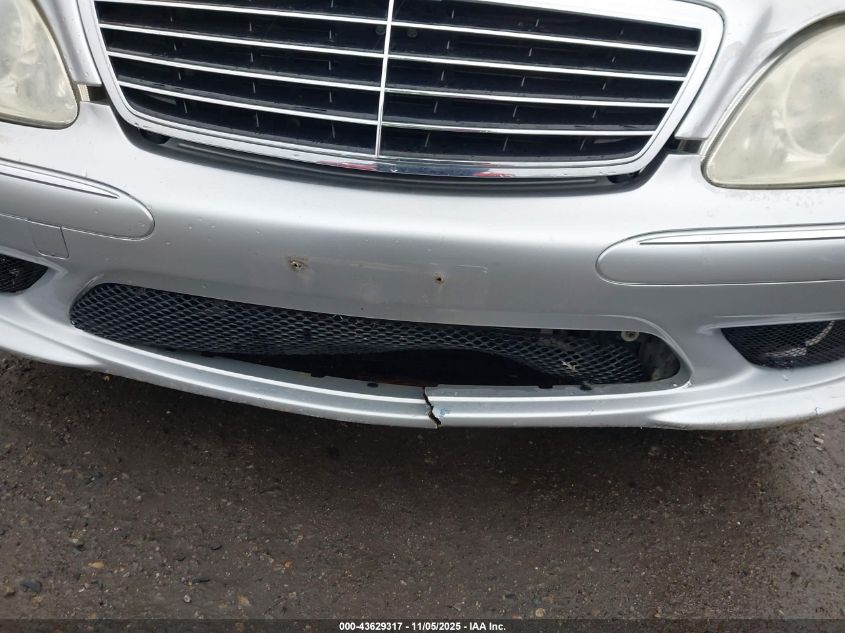 2003 Mercedes-Benz S 500 VIN: WDBNG75J93A352020 Lot: 43629317