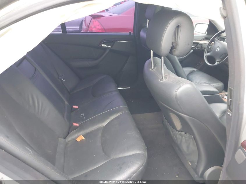 2003 Mercedes-Benz S 500 VIN: WDBNG75J93A352020 Lot: 43629317