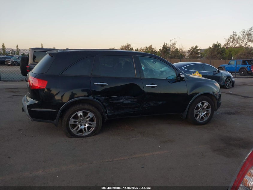 2009 Acura Mdx Technology Package VIN: 2HNYD28679H524339 Lot: 43629386