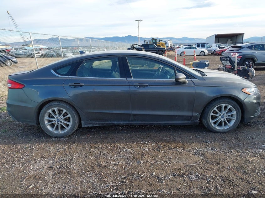 2019 Ford Fusion Se VIN: 3FA6P0H78KR122041 Lot: 43629426