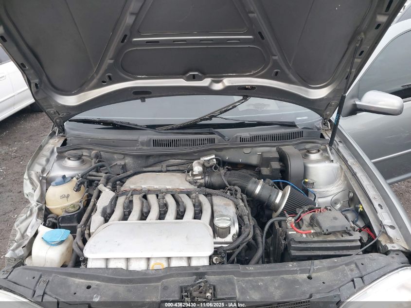 2003 Volkswagen Gti Vr6 VIN: 9BWDH61J734048974 Lot: 43629430